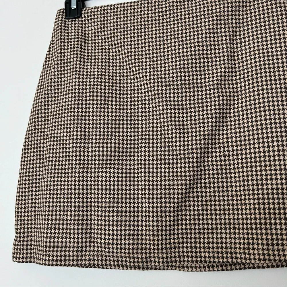 Shein Houndstooth Mini Skirt